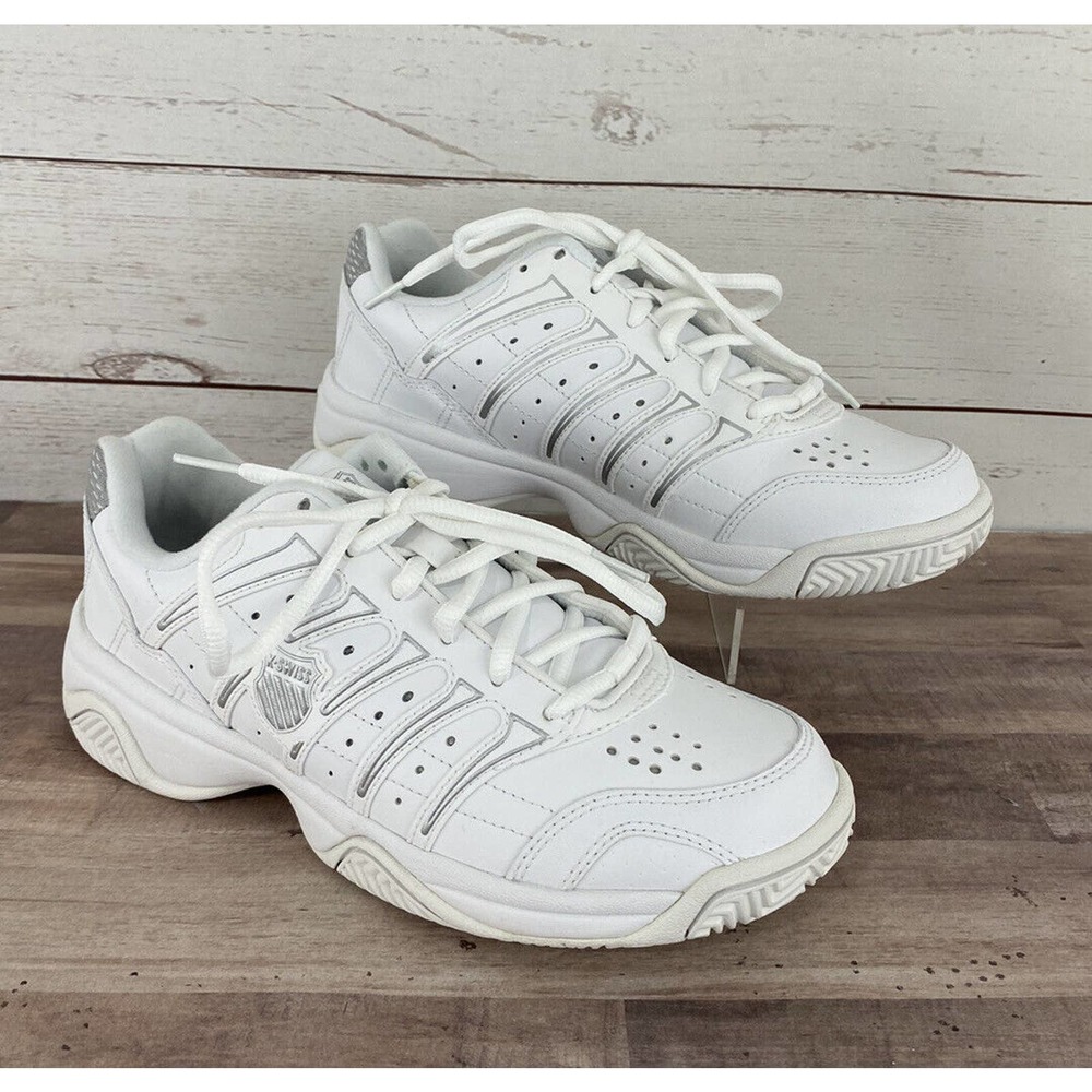K Swiss 92648155 Low White Grancourt II Woman Shoes Fashion Sneakers Size 7